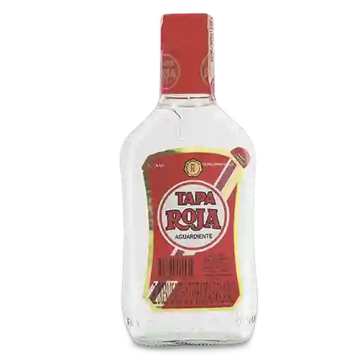 Tapa Roja Tradicional Aguardiente Media Botella