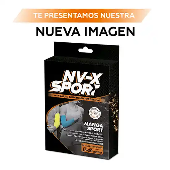 NV-X Sport Manga Deportiva 15-20 mm/hg Acid Green M