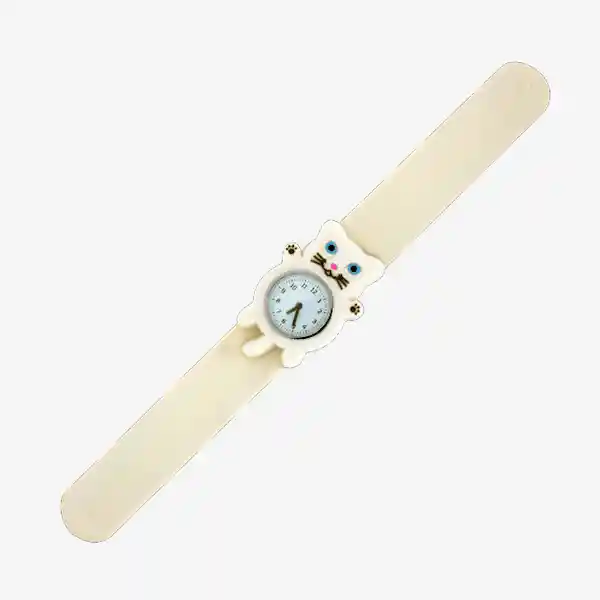 Reloj Pulsera Gato Blanco