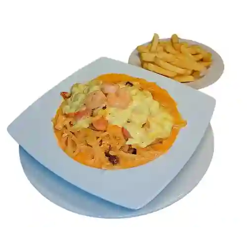 Pastas Garroteras Gratinadas