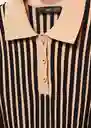 Buzo Jersey Carmín Camel Talla S Mujer Mango