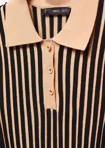Buzo Jersey Carmín Camel Talla S Mujer Mango