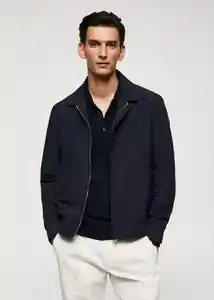 Chaqueta Grimaldi Navy Talla L Hombre Mango