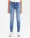Jean Rusty Femenino Azul Cristalino Talla 10 Chevignon