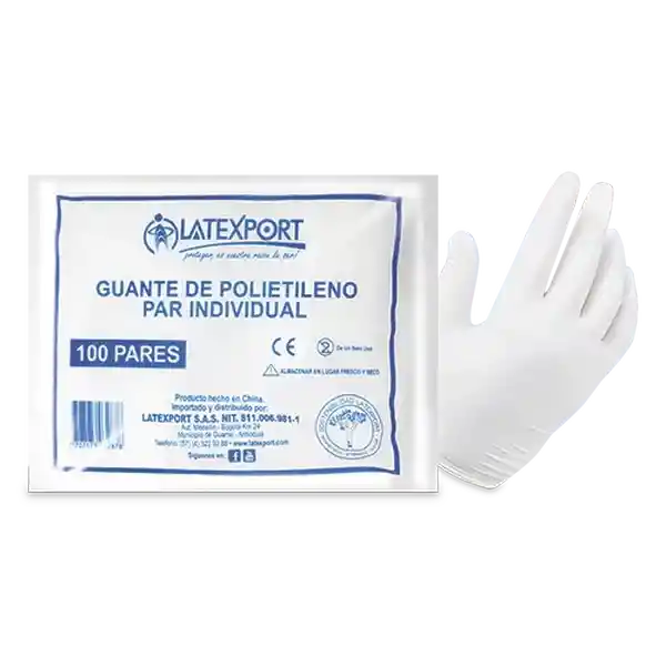 Latexport Guante Polietileno Individual