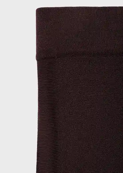 Pantalón Almibi Chocolate Talla S Mujer Mango