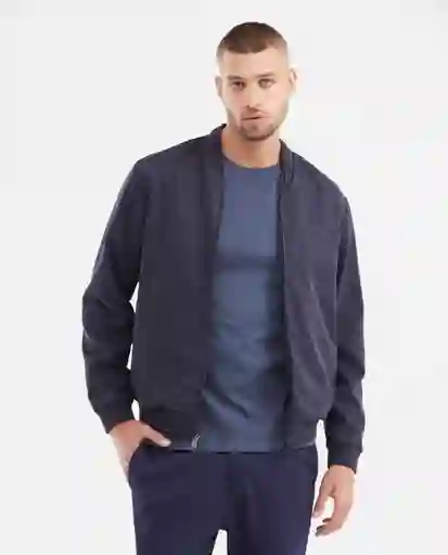 Chaqueta Basic Bomber Azul Medianoche Ultraoscuro S Chevignon