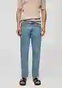 Jean Ben Dirty Claro Talla 44 Hombre Mango