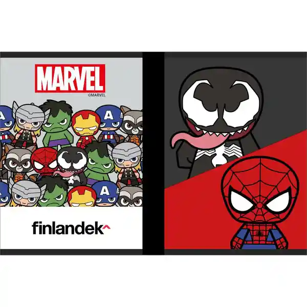 Finlandek Cuaderno Cosido Rayado Marvel 100 Hojas