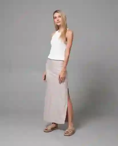 Falda Mujer Beige 12 242G000_BEI151306 Rifle