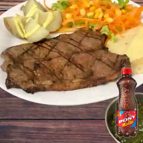 Combo Churrasco 190 gr + Pony Malta 350 ml