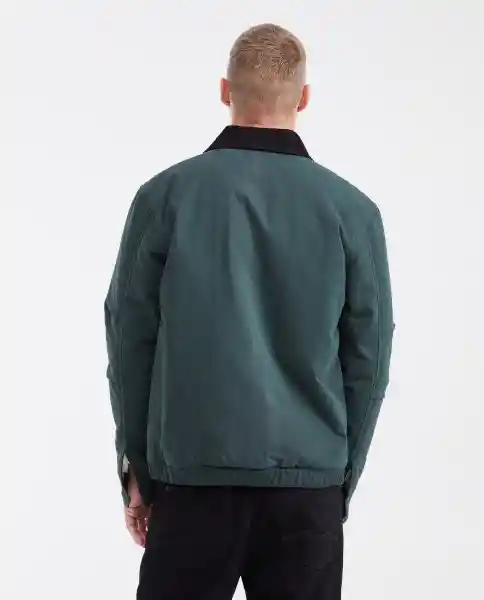 Chaqueta Aviator Graphic Verde Nafta Ultraoscuro L Chevignon