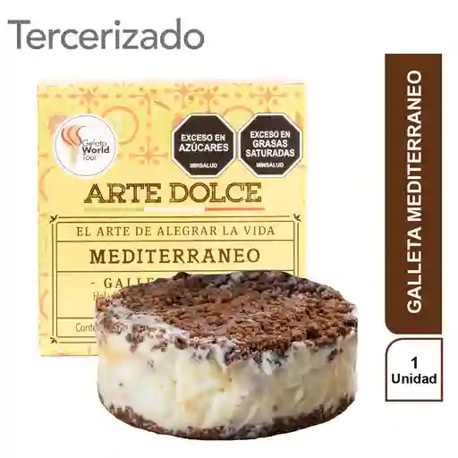 Arte Dolce Galleta Helado Mediteráneo