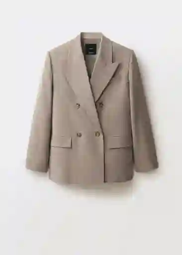 Saco Americana Iris Topo Talla S Mujer Mango