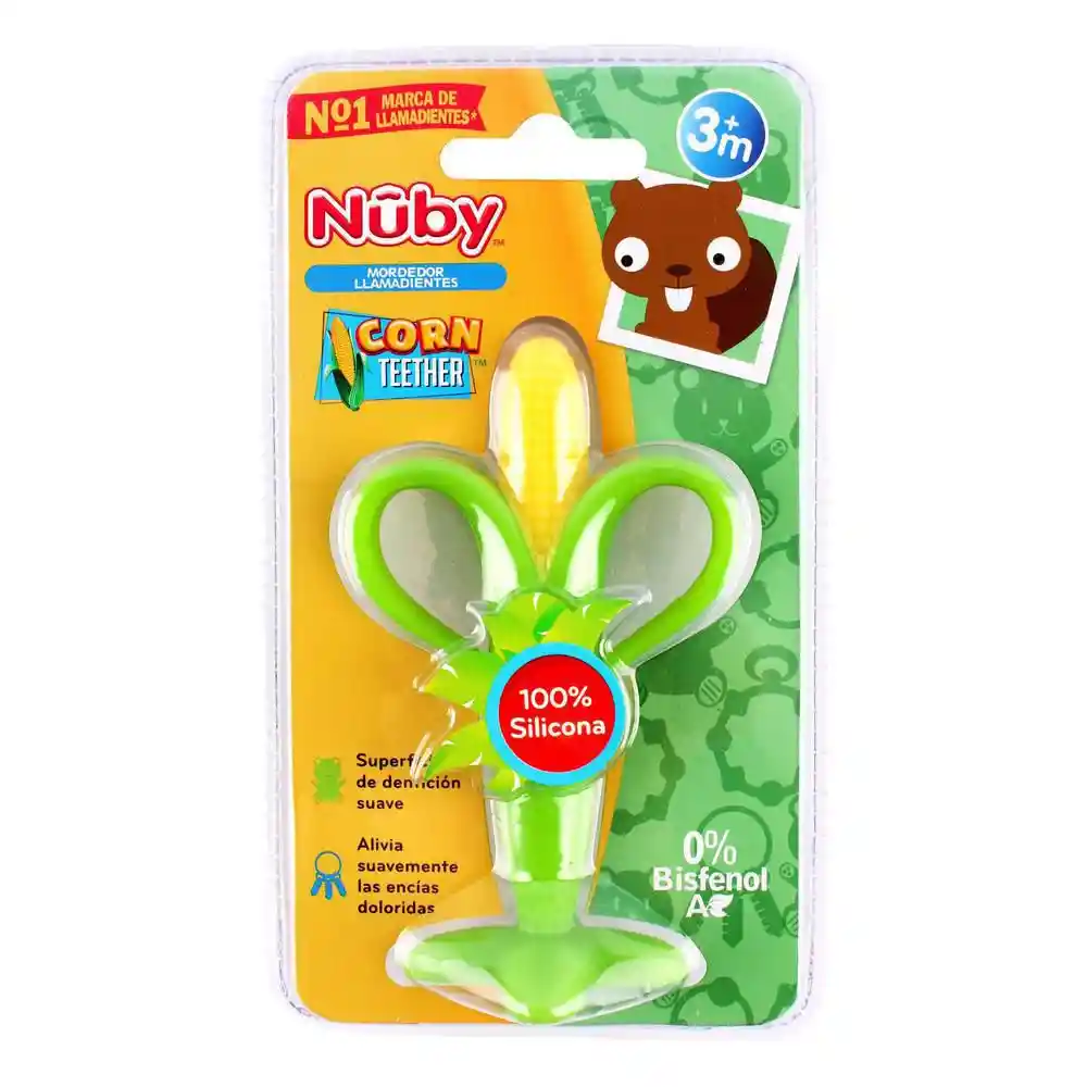 Nuby Modedor Llamadientes Corn