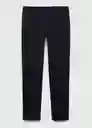Pantalón Barna Navy Talla 38 Hombre Mango