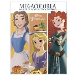 Megacolorea Princesas 300 Pag Disney 00717