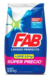 Fab Detergente para Ropa en Polvo Lavado Perfecto Aroma Floral