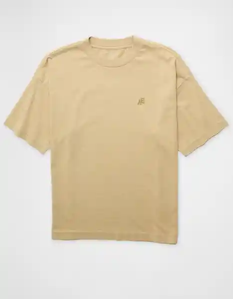 Camiseta Hombre Beige Talla Medium 4597204 American Eagle