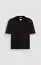 Camiseta Polo Hombre Negro Talla L 802G010_NEG194004 Americanino