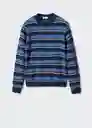 Saco Jersey Recy Índigo Talla XXL Hombre Mango