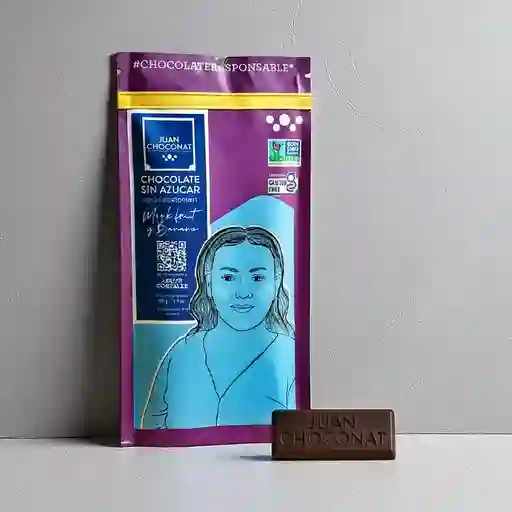 Chocolate Oscuro con Monk Fruit y Banano