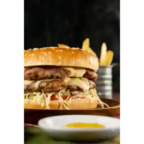 Hamburguesa Doble Cerdo