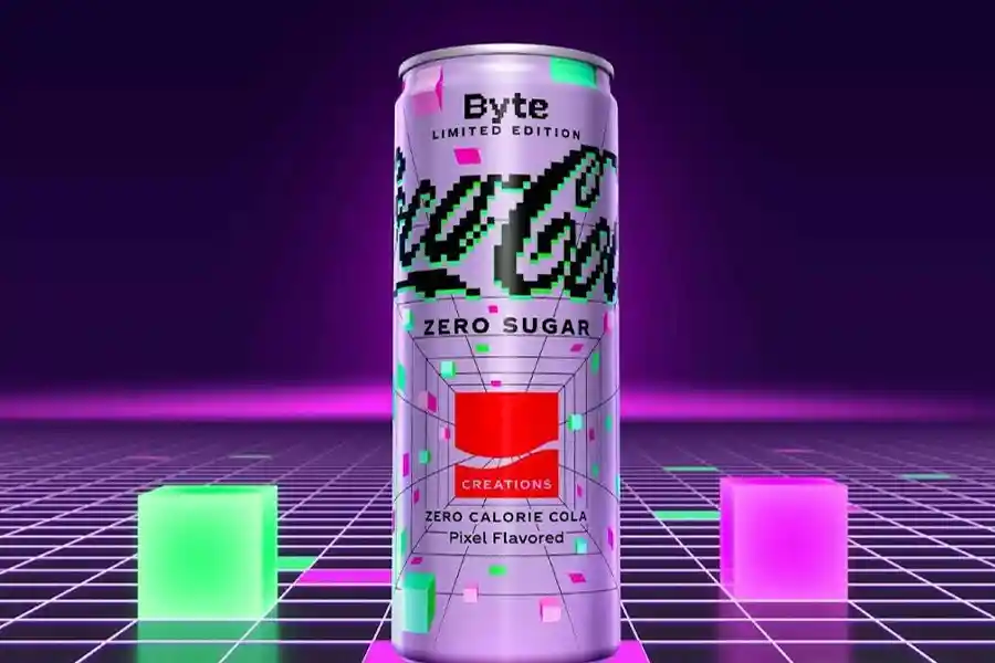 Coca-Cola Zero Byte Gaseosa Zero Sabor Pixel
