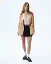Chaleco Mujer Crudo Talla S 699f006 Americanino