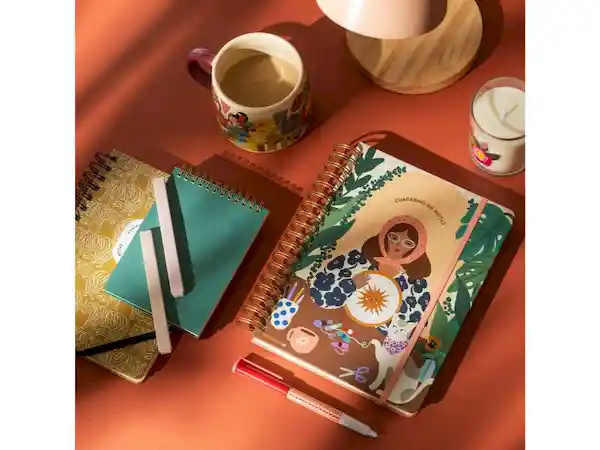Cuaderno Impreso Argollado 15 x 21 Casaideas