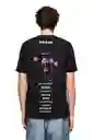 Diesel Camiseta Para Hombre T-Just-B58 Negro Talla L