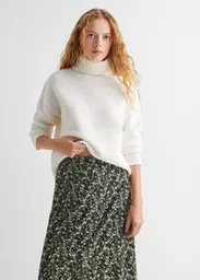 Falda Foix Negro Talla 20 Teen Niñas Mango