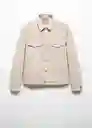 Chaqueta Cazadora Ryan Beige Talla XS Hombre Mango