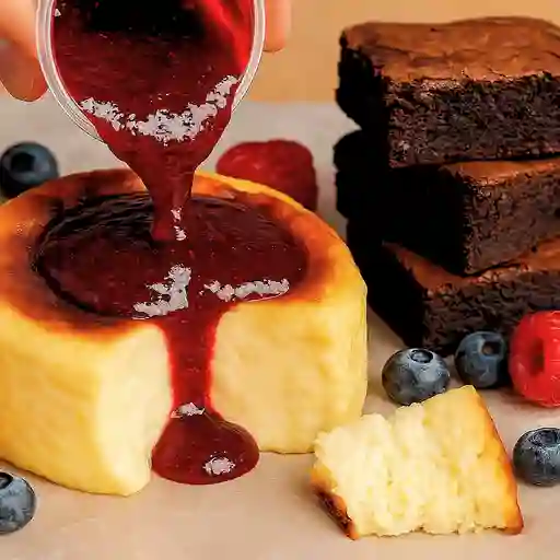 Antojo personal 1 tarta + 1 brownie