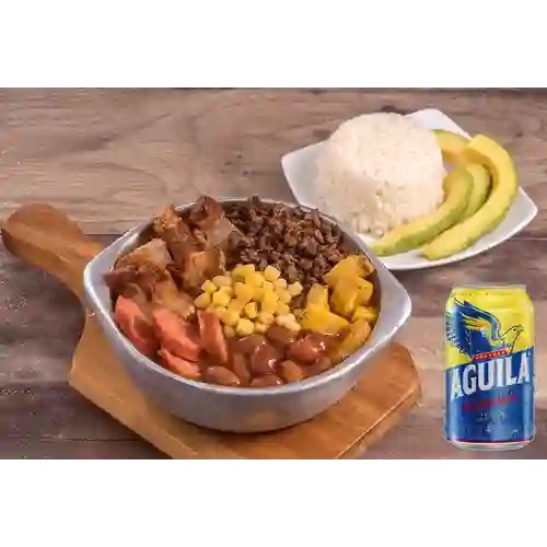 Combo Cazuela Ranchera + Aguila Orig Lta 330ml