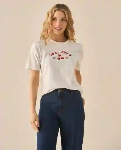 Camiseta Blanco Puro Claro Talla XL 603G013 Esprit