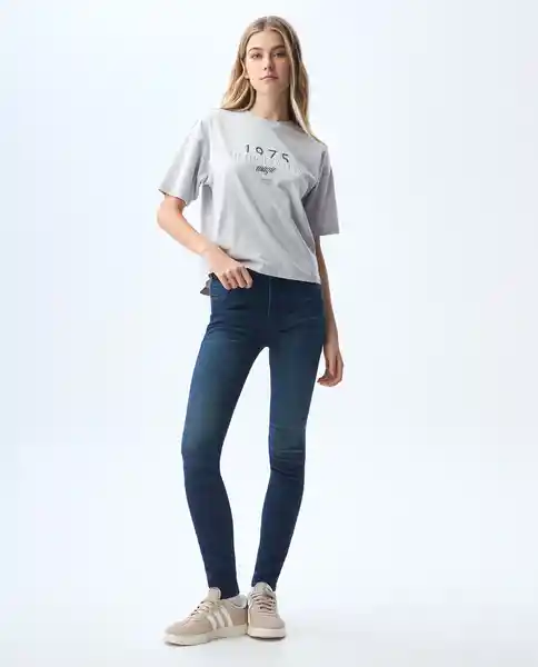 Camiseta Mujer Gris Talla M 601G000_GRI144203 Americanino