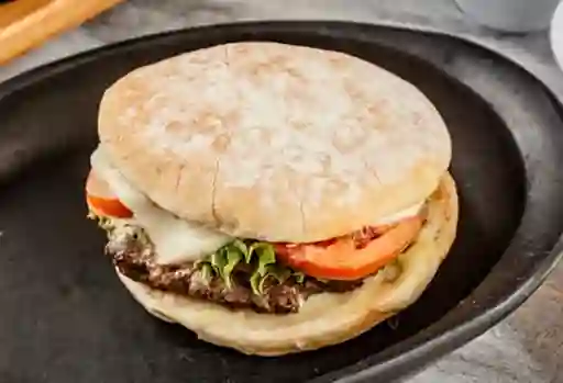 Arepa con Camarones