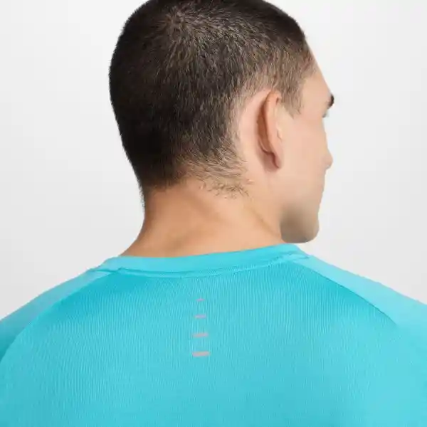 Nike Camiseta M Dfadv Stride Top Manga Corta Hombre Verde T. L