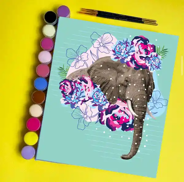 Soy Blossom Kit de Arte Ana Sofia Elefante