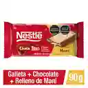 Nestlé Chocotrio Chocolate Con Galleta y Relleno de Maní 90 g