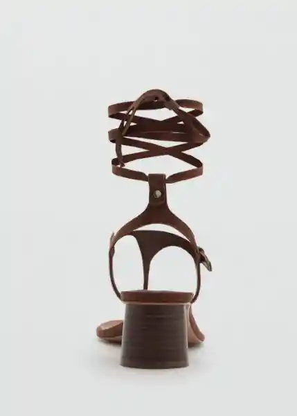 Sandalias Jamaica Chocolate Talla 39 Mujer Mango
