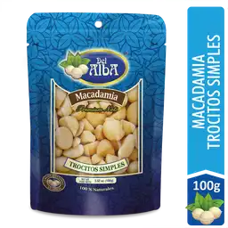 Del Alba Macadamia Trocitos Simples