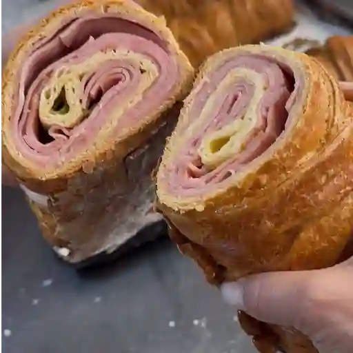 Pan de jamón de cerdo navideño