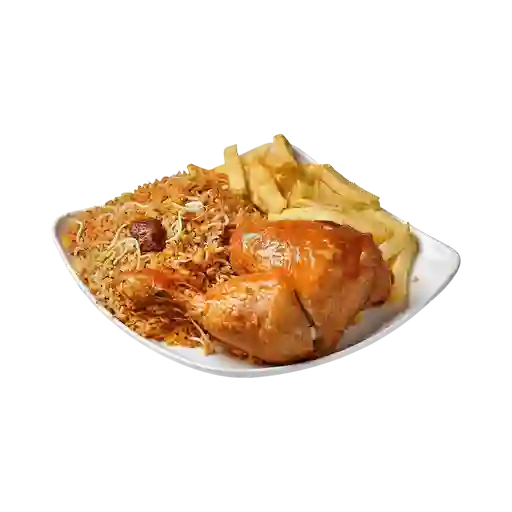 Arroz con Pollo Md + Bebida