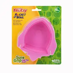 Nuby Plato Anti-Deslizante Cohete