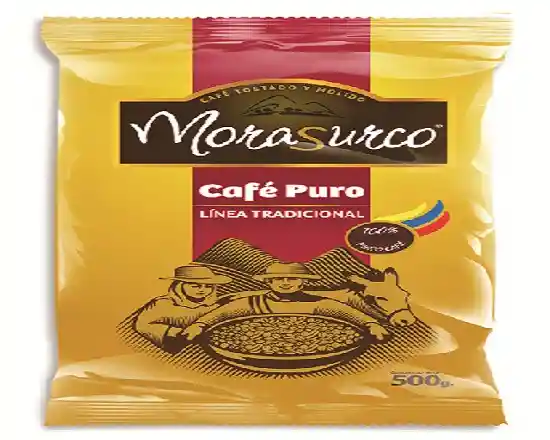 Morasurco Café Puro Tostado y Molido Línea Tradicional