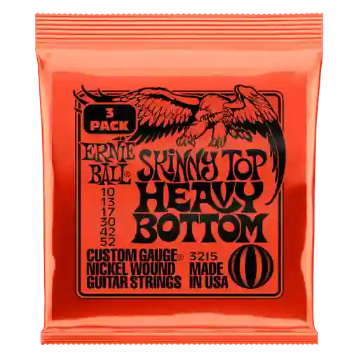 Ernie Ball Pack Encordado Guitarra Eléctrica 10-52 P3215