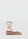 Zapatos Ohio1 Nude Talla 39 Mujer Mango