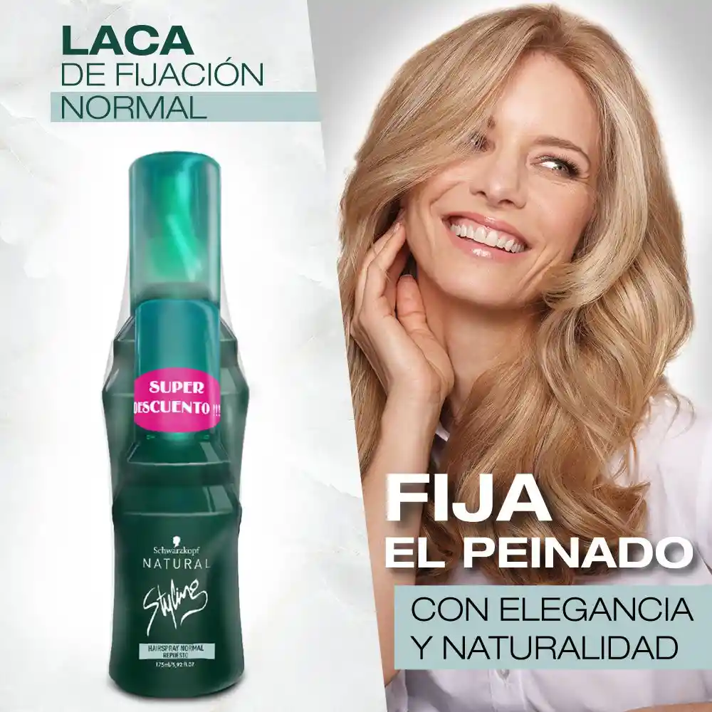 Styling Laca Hairspray Normal + Repuesto